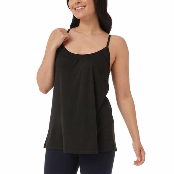 NWT 32 Degrees Women's 2 Pack Bra Top Cami Black/Purple Size S $60 FFF090 - Picture 3 of 8